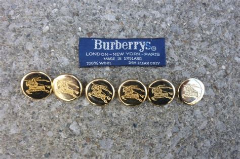 genuine burberry buttons